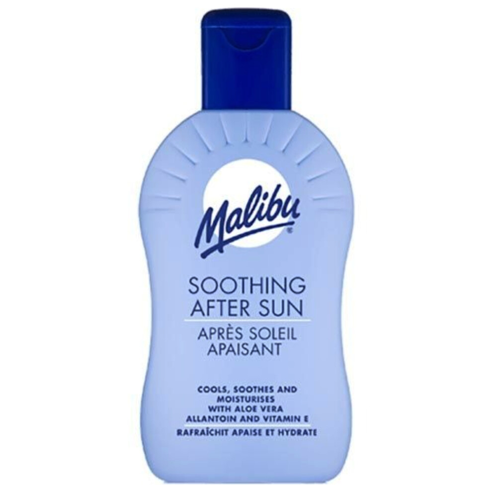 Malibu Soothing After Sun Lotion |Provides lasting moisture to prevent dryness - 200ml