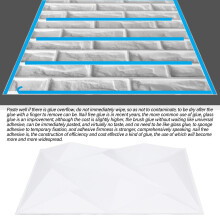 12 Decorative 3D Panels Matte White