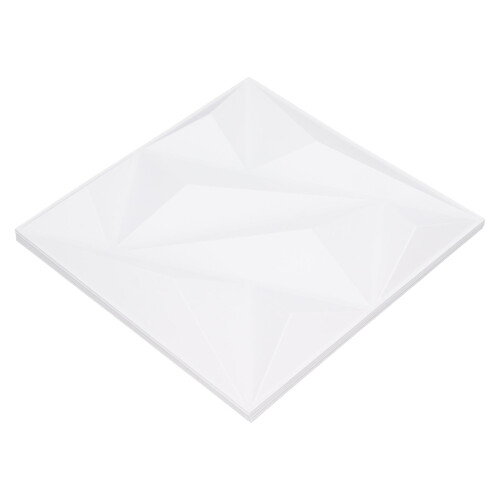 Matte White 3D Wall Tiles 12pc Set
