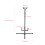 Folding Iron Tripod Guitar Stand Black, Adjustable 64-74cm 2