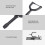 Folding Iron Tripod Guitar Stand Black, Adjustable 64-74cm 8