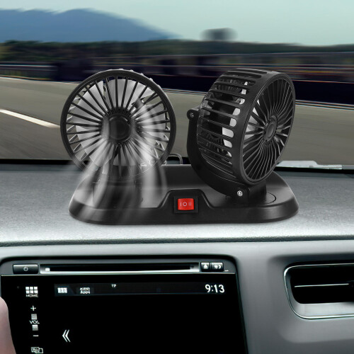 1Ensemble Ventilateur Voiture PP Multicolore Rotation Libre 2