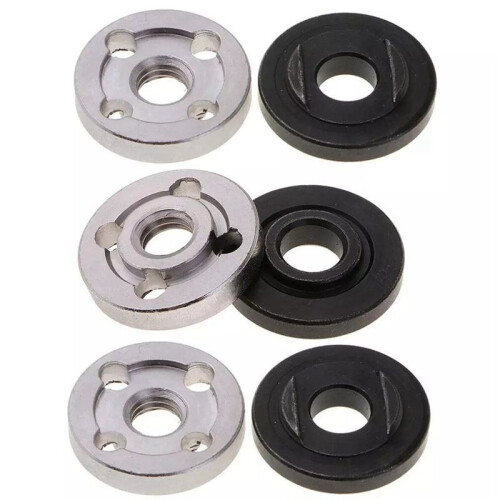 36Pcs Lock Nuts Flange for  9523 Nut Inner Outer Kit Angle Grinder Tool 2 Specifications-Toothless, Toothed 2