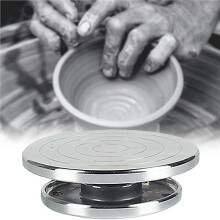 5X Heavy Duty Sculpting Wheel Turntable Pottery Stand Revolving DIY Tool Art Crafts Platform for Model Building - 15cm
