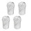 16 Pcs Gutter Downspout Guards 3.5 Inch Aluminum Leaf Filter Strainer Expandable Gutter Downspout Protector 2