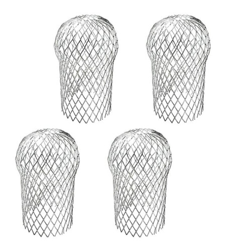 16 Pcs Gutter Downspout Guards 3.5 Inch Aluminum Leaf Filter Strainer Expandable Gutter Downspout Protector 1