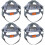 4Pcs Lightweight Hardhat Accessories Grey Safety Hat Suspension Insert 5
