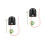 4Sets Kindvriendelijk Plastic Percussie Instrument Zwart Voor Educatie 5