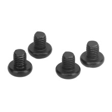 4x Kreuzschlitz Schrauben M5 Schwarz Rostfrei