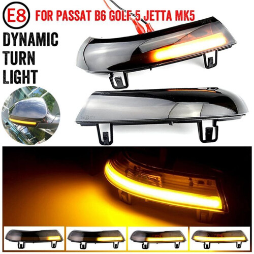 12x Dynamic Blinker Turn Signal LED Mirror Light Indicator for  5 -  MK5   B6 B5.5 Variant 2