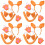 4Ensembles Costume Animal Oreilles Queue Couleurs Variées 6