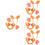4Ensembles Costume Animal Oreilles Queue Couleurs Variées 7