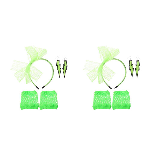 2Pièces Résille Boucles Bandeau Femme 1