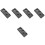 5Pièces Moules Graphite Résistants Pour Métaux DIY 5