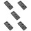 5Pièces Moules Graphite Résistants Pour Métaux DIY 9