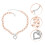 2Pièces Collier Pet Multi Couleurs Perles Artificielles 9