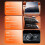 Trådlös 2-I-1 Biladapter Trådlös Carplay Car Navigation Android AUTO Interconnection Conversion Box Orange 5