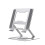 Laptop Stand Adjustable Tablet Stand Aluminum Alloy Rotating Bracket Portable Fold Holder Cooling Bracket Support Silver 1