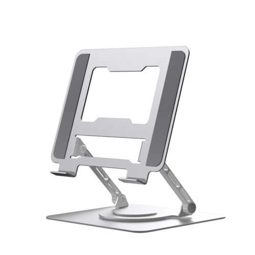 Support pour Ordinateur Portable Support de Tablette Réglable Support Rotatif en Alliage D'Aluminium Support Pliable Portable Support de