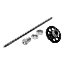 Metalen Hoofdaandrijfas met Lagerset QZJ04 voor Q901 Q902 Q903 9130 9136 9137 1/16 RC Auto-Onderdelen