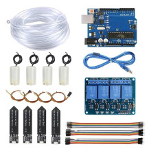 4-Way Auto Watering DIY Kit with Motherboard for R3 4-Way Relay Auto Watering Garden Flower Kit