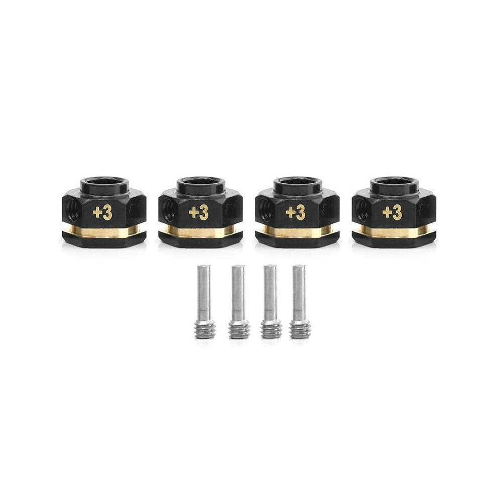 Rc Brass Spacers Wheel Hex Hub Extenders For Trx4 Trx6 Wheels Extension Hex Drive Adapter(+3Mm Thickness) 6031526611948