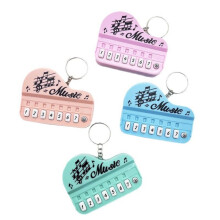 Llaveros para Teclado ElectróNico, Llaveros de Instrumentos TamañO de Bolsillo Micro-Tipo Piano Juguete Llavero Bolsa Charm Llavero-D