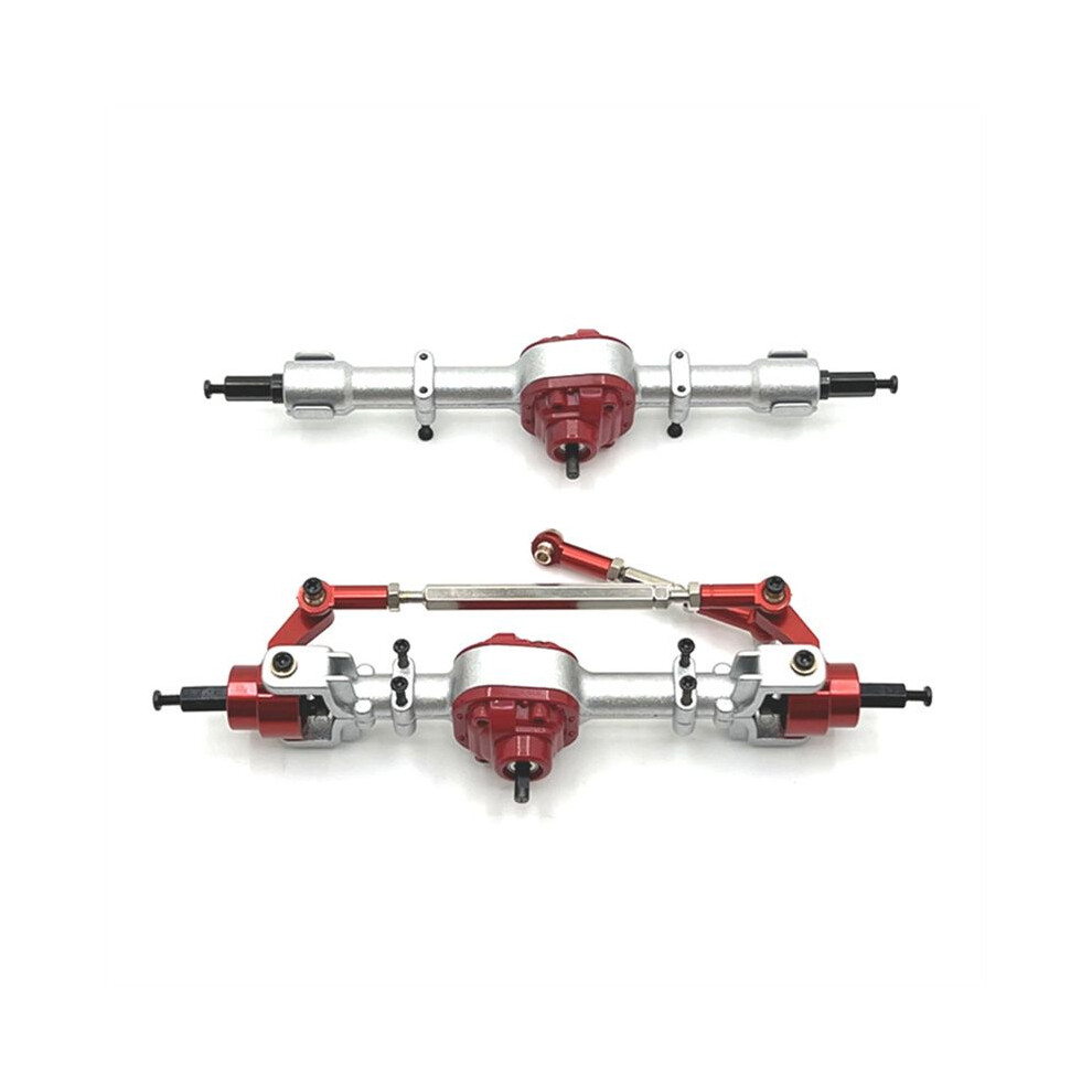 Front And Rear Axle Assy For Mnmodel 1/12 Mn82 Lc79 Mn78 Remote Control Car Parts Metal Upgrade Red 6031233241759