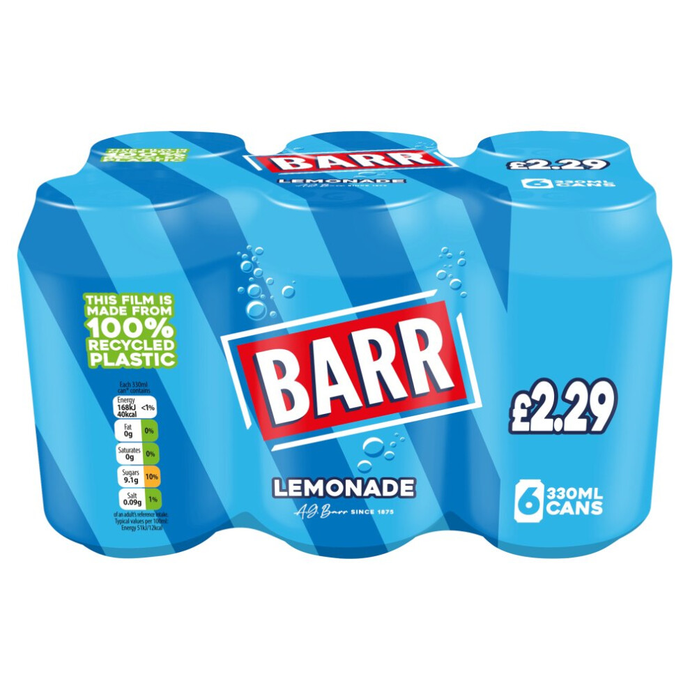 Barr Lemonade 330Ml (Pack Of 24)