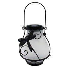 Lanterne per Esterni Lanterna Solare Luci da Esterno con Luci un Fiamma, Lanterne Solari Sospese Impermeabili per Decorazioni da Giardino C