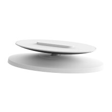 Stand for Echo Show 5, Adjustable Speaker Stand Mount Magnetic Holder, 360 Degree Rotation, Tilt Function - White