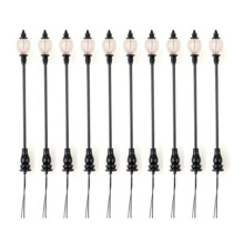10Pcs Moss Micro-Landscape Ornament Lamp Architectural Sand Table Model Wall Lamp G Type Garden Lamp