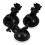 6Pcs Car Dash Cam Suction Cup Mount Black Plastic Adjustable Holder 3
