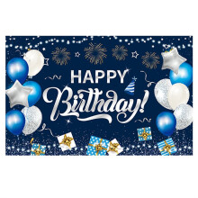 115X180cm Happy Birthday Photography Backdrop Glitter Balloon Birthday Party Photo Background Photography Cloth