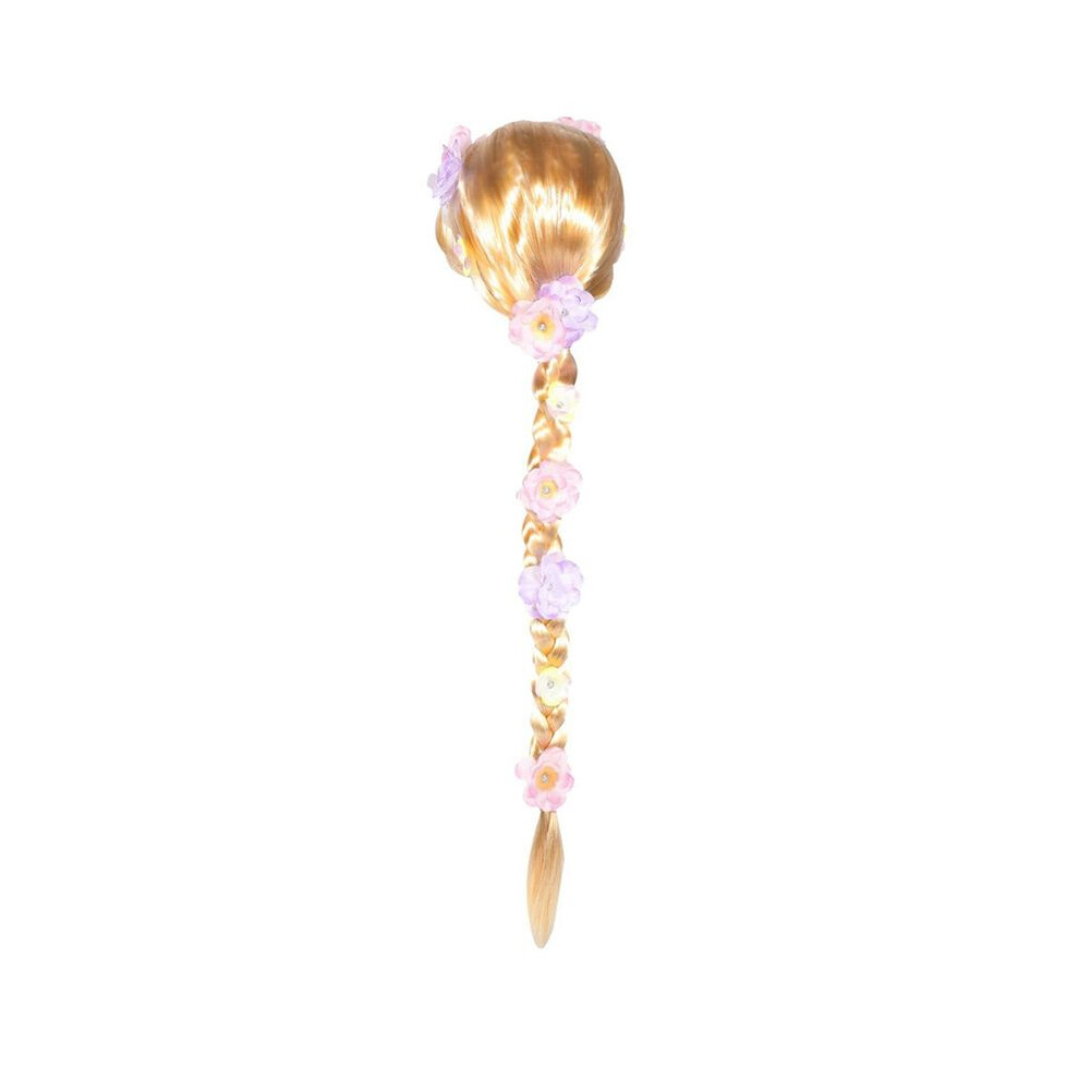 Enchanted Rapunzel  Braid Wig Rapunzel Princess Wig with Flowers Wig for Girls Performance Children'S Cos Party