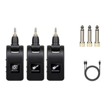 Wireless Guitar System Audio Digital Guitar Transmitter Receiver Built-in Rechargeable Battery for Electric Guitar Bass