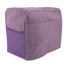 Housse de poussière pliable en polyester pour machine à coudre 17x7,5x13 pouces violette