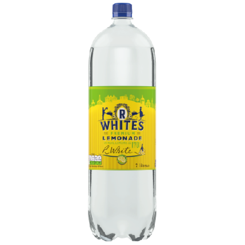 R White Lemonade 2Ltr (Pack of 8)