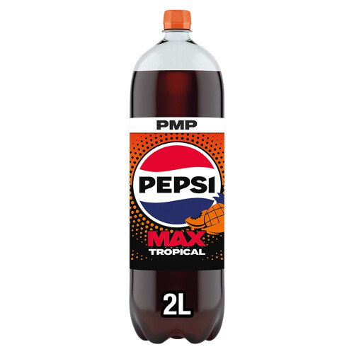 Pepsi Pepsi Max Tropical Bottle 2L (Pack of 6)