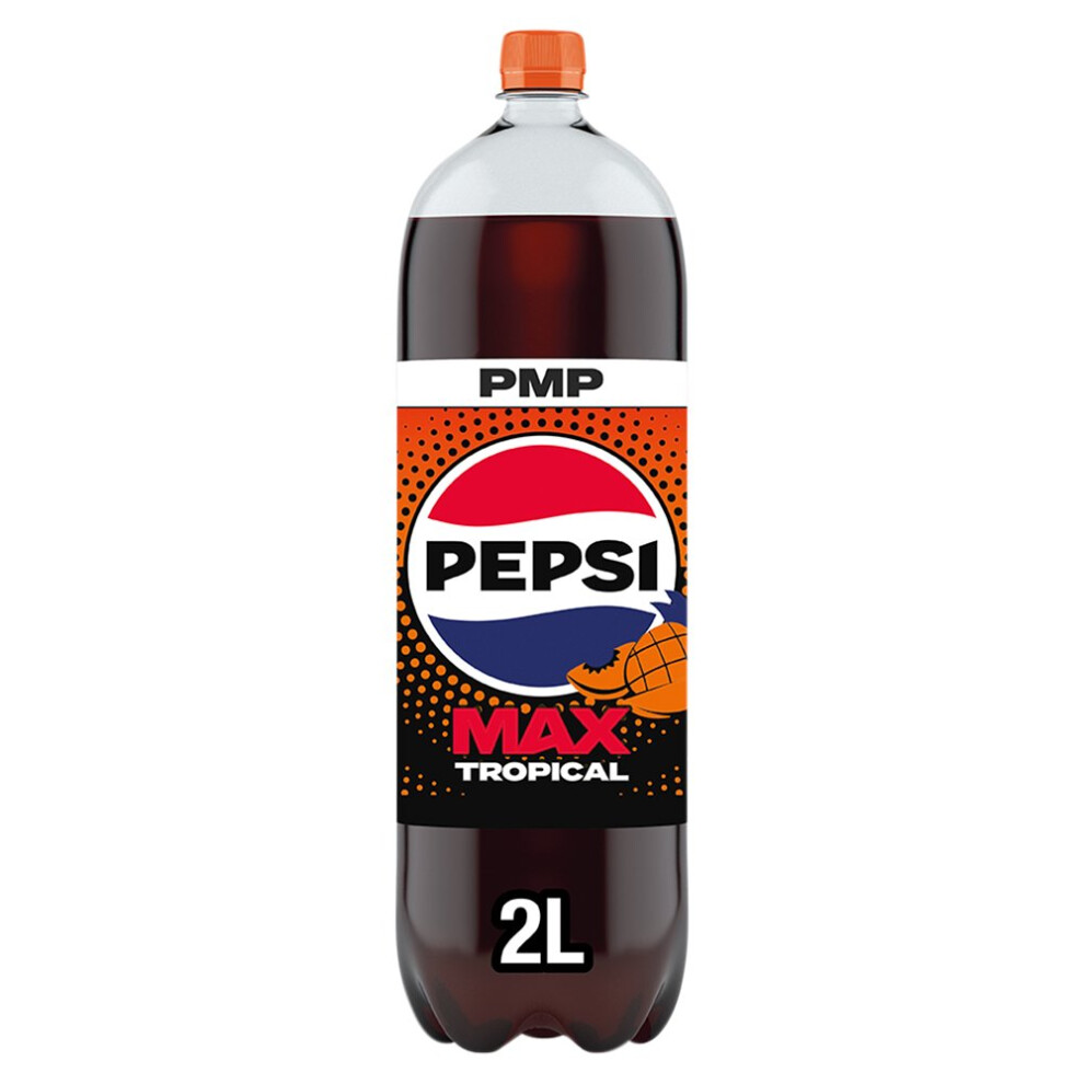 Pepsi Max Tropical Bottle 2L (Pack Of 6)