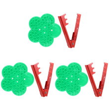 3Ensembles Pince Anti-Épines Acier Durable Pour Roses Jardin Coloré