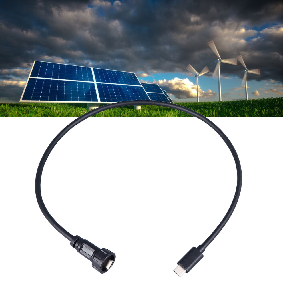 Usb C 3.0 E10 Waterproof Male Plug Cable, 0.5M, Ip67/Ip68 4991386471002