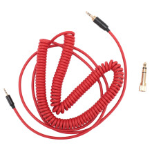 Rallonge audio Plug and Play pour casque, compatible avec de nombreux appareils (iOS, Android, tablettes, ordinateurs portables), câble spiralé