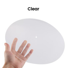 300mm X 3mm Acrylic Slip Mat for Phonograph Turntable Vinyl Anti-Static Practical Disc Player LP Mat Vinyl Record Pad,A