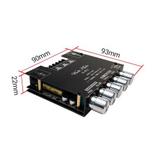ZK-MT21 2x50W+100W 2.1 Channel Subwoofer Digital Power Amplifier Board AUX Stereo 5.0 Bass Amp APP Control