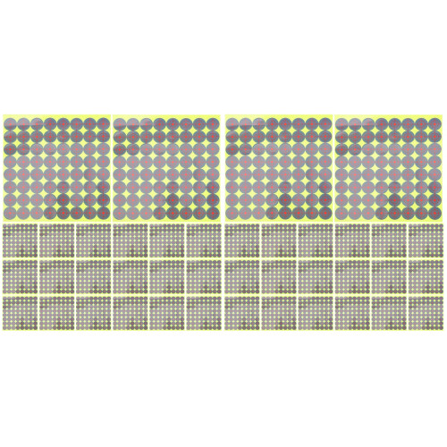 Pastilles Autocollantes Fluorescent Pour Sport