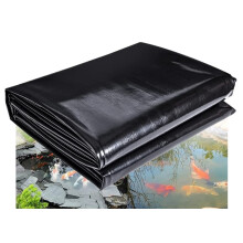 PVC Pond Liner, Black, 450 GSM Thick, UV Resistant, for Fish Pond and Koi Pool 1m x 1m