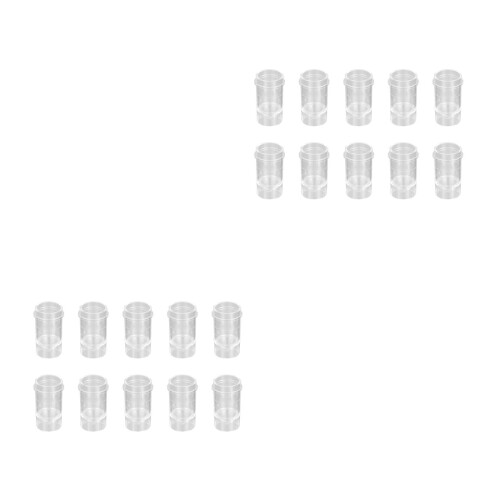 2000Pièces Coupes Échantillons Plastique Transparent Usage Stockage