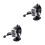 2Pcs Car Warmer Heater ABS Portable Adjustable Fan for Dashboard Use 1
