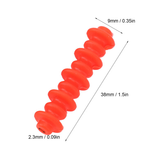 Gummibogenschnur-Schockabsorber für Compoundbogen, Rot, 38x9mm 1